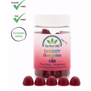 CBD gummies 25mg sugar free cherry