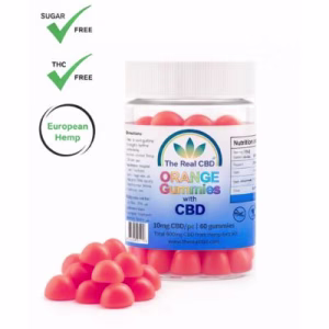 CBD gummies 10mg sugar free orange